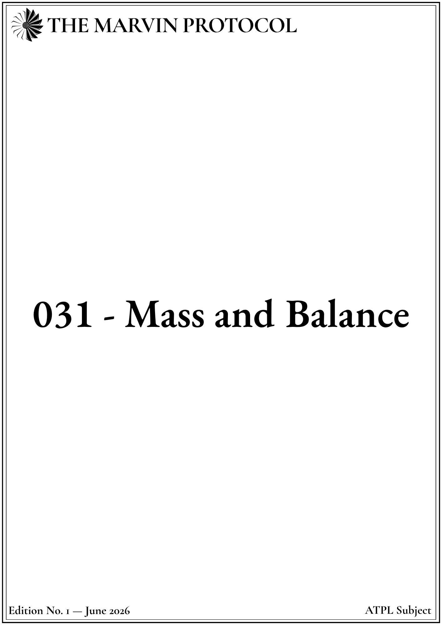 atpl-031-mass-and-balance