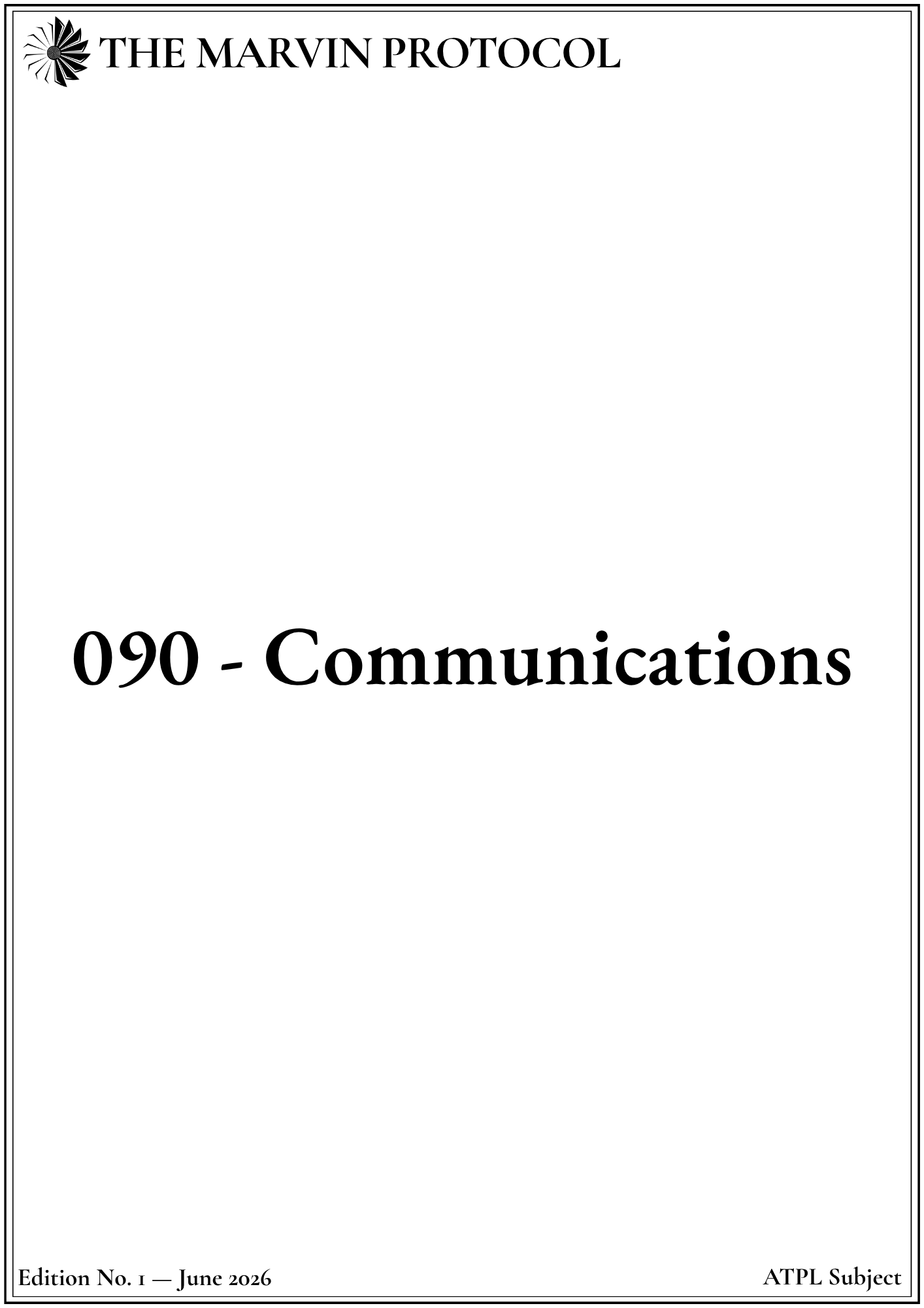atpl-090-communication