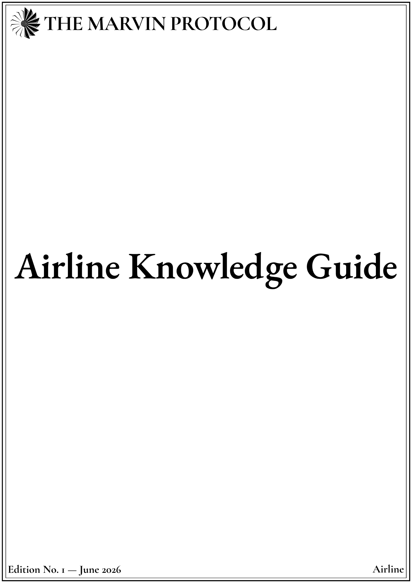 Airline Knowledge Guide