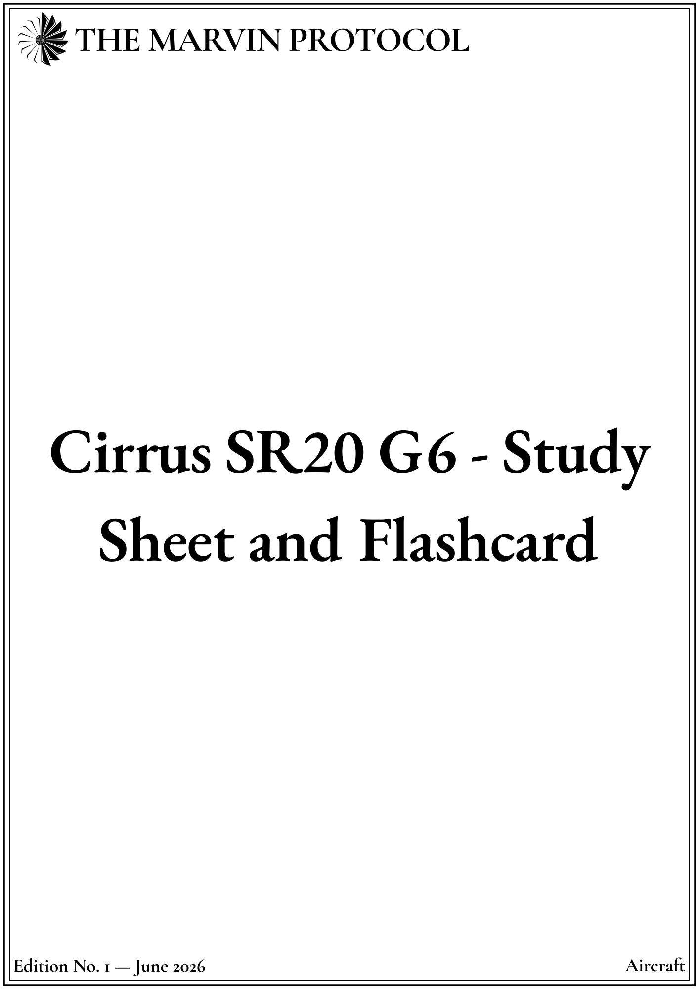 cirrus-sr20-study-sheet-and-flashcard