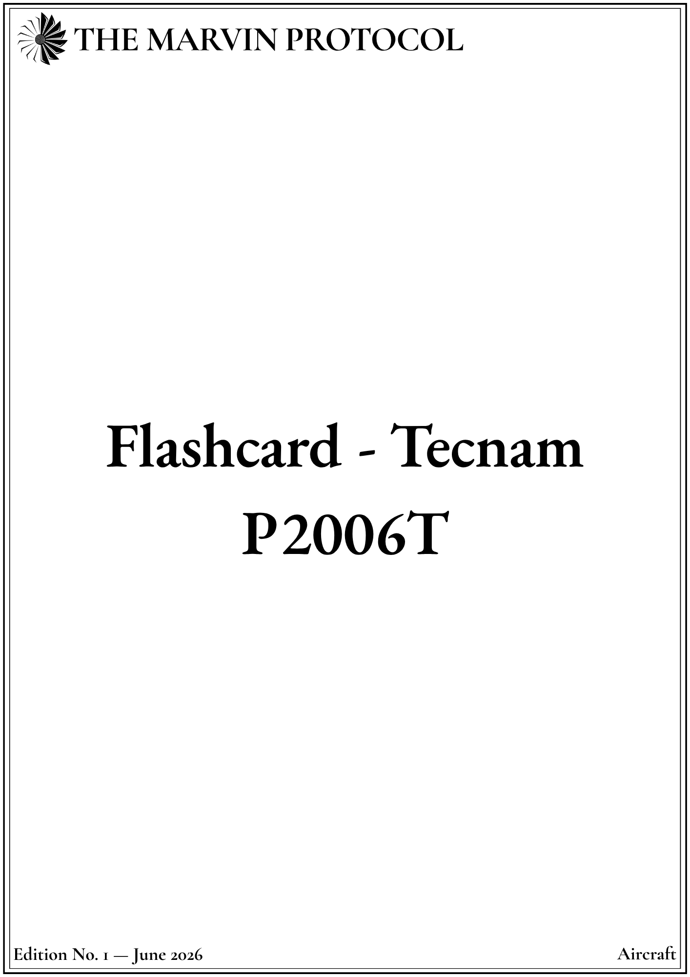 flashcard-tecnam-p2006t