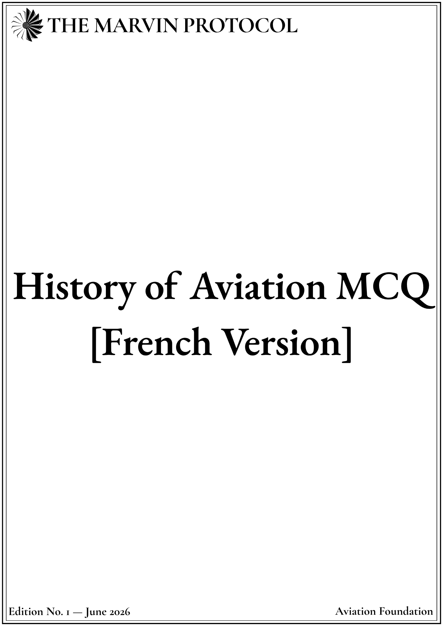 history-of-aviation-mcq-french-version