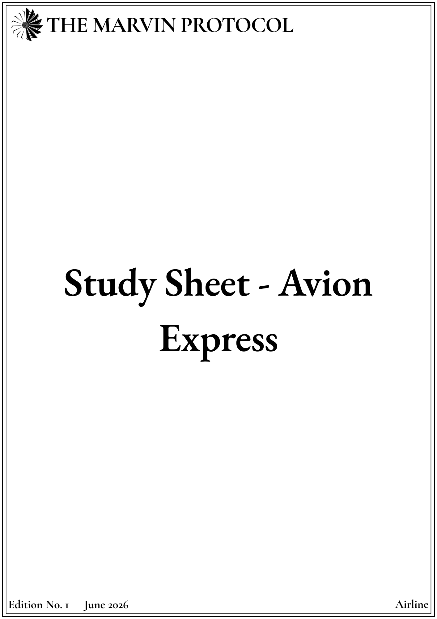 study-sheet-avion-express