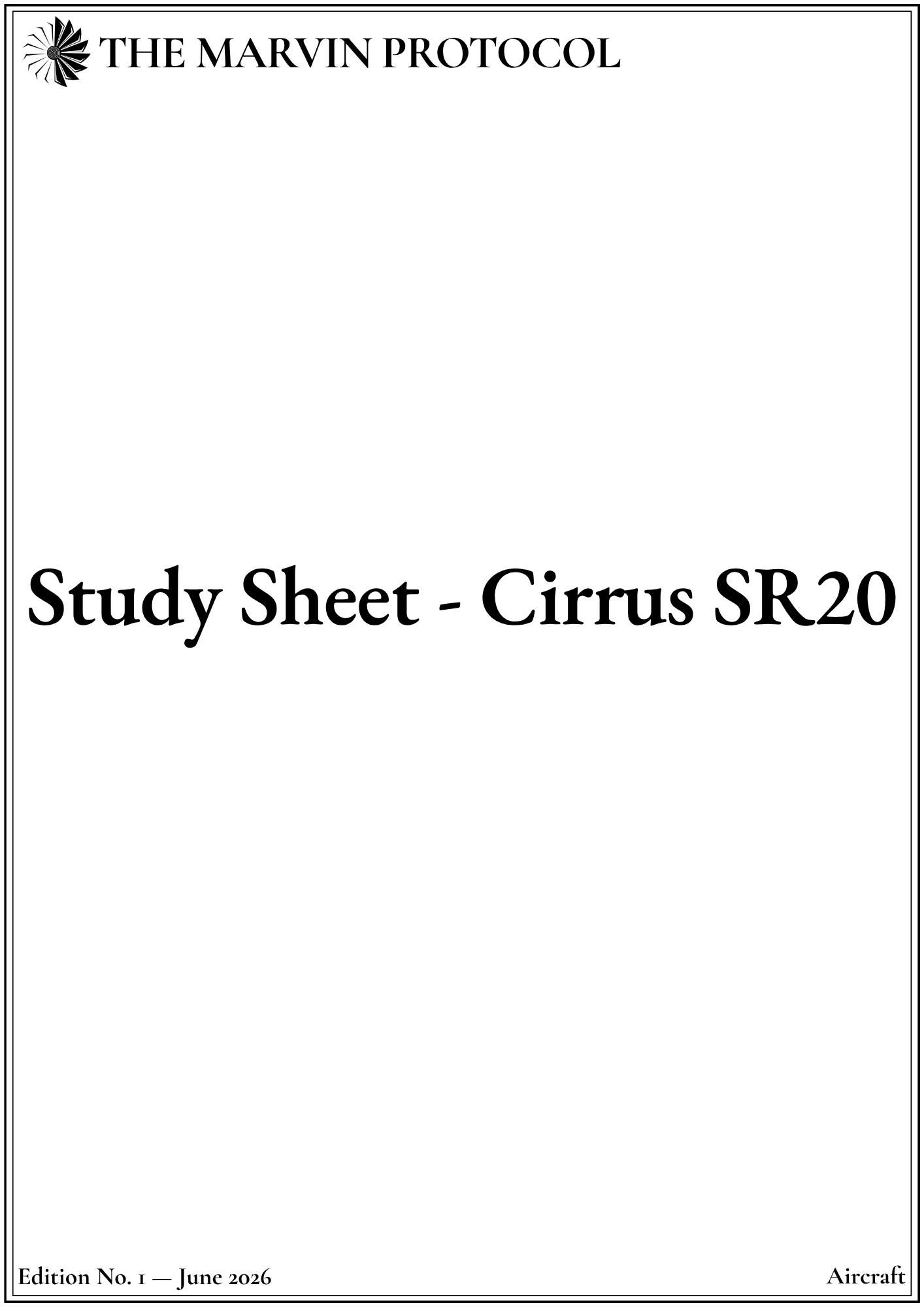 study-sheet-cirrus-sr20