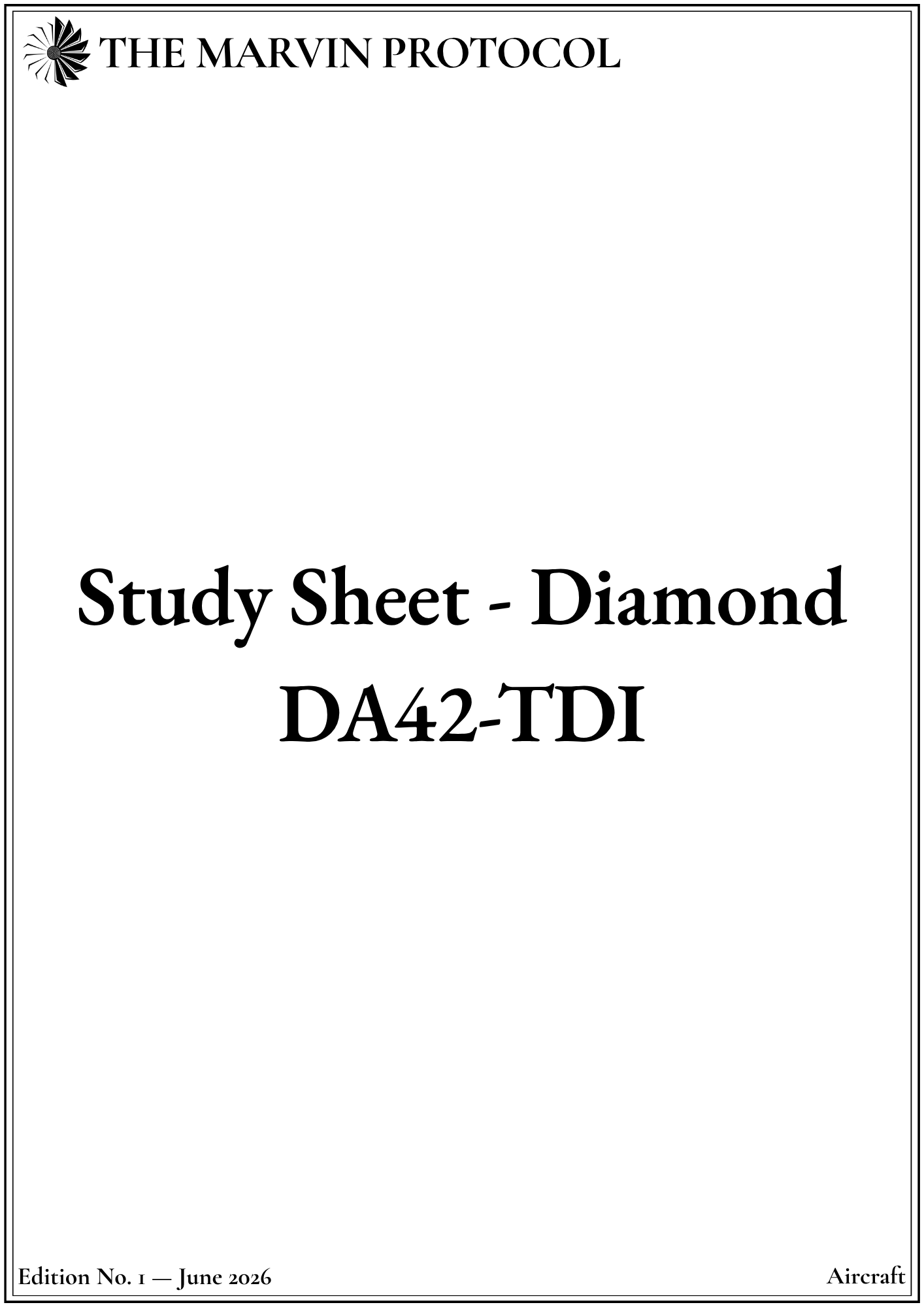 study-sheet-diamond-da42-tdi