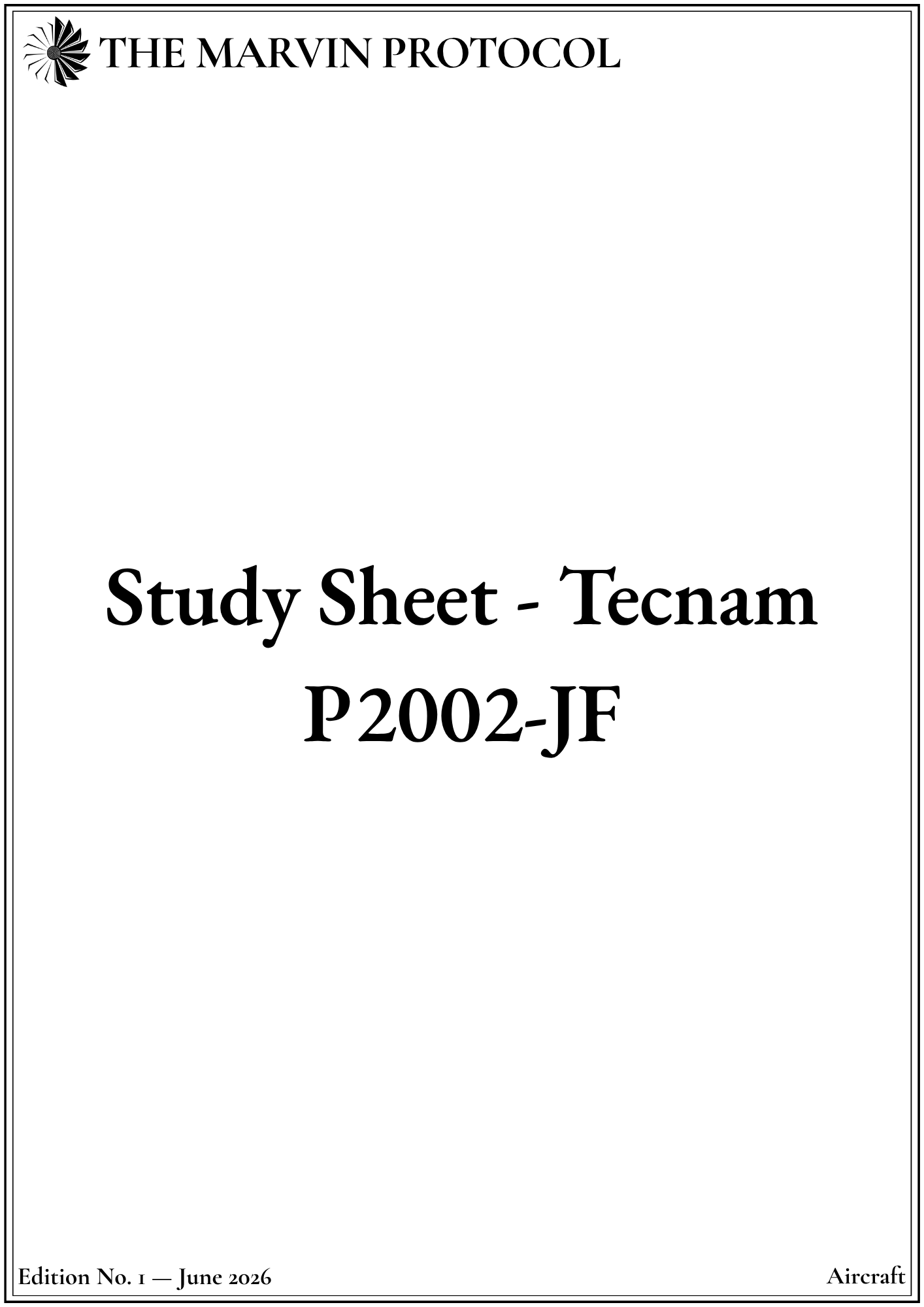 study-sheet-tecnam-p2002-jf